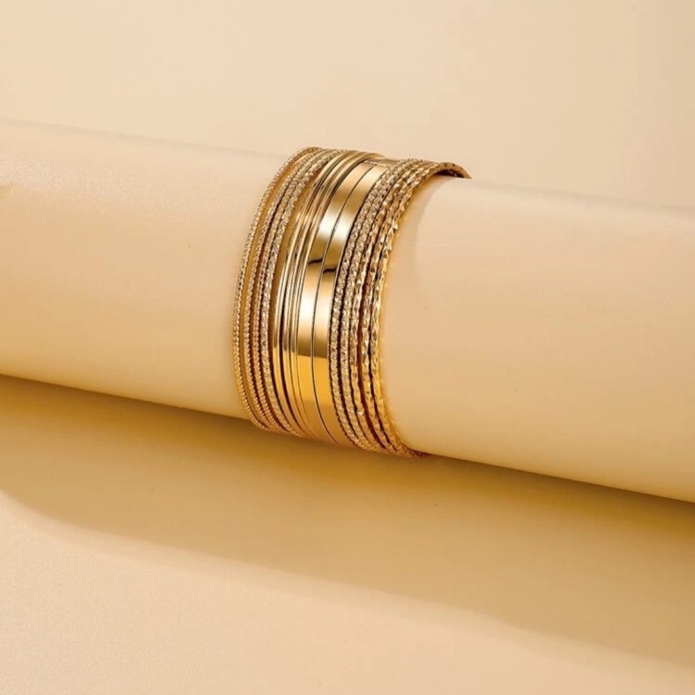 *Shiela* 12 Pc. Bracelet Set - Picture 6 of 6